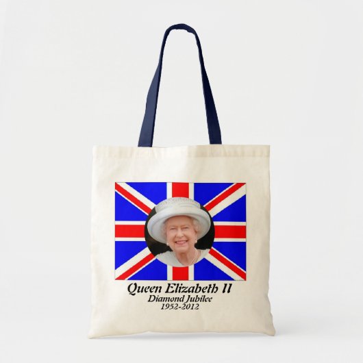 Britse van het het portretjubileum van koningin tote bag (Voorkant)