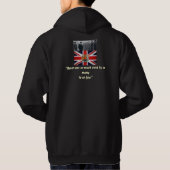 Britse verdedigers hoodie (Achterkant)