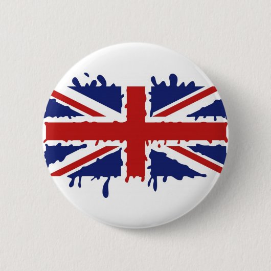 Britse verf ronde button 5,7 cm (Voorkant)