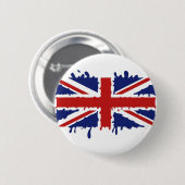 Britse verf ronde button 5,7 cm (Voorkant /achterkant)