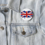 Britse verf ronde button 5,7 cm (In situ)