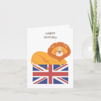 Britse verjaardag Kaart