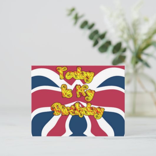 Britse verjaardagscadeaus Art Print Briefkaart (Staand voorkant)