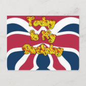 Britse verjaardagscadeaus Art Print Briefkaart (Voorkant)