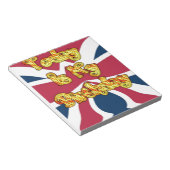 Britse verjaardagscadeaus Art Print Notitieblok (Schuin)