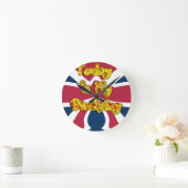 Britse verjaardagscadeaus Art Print Ronde Klok (Huis)