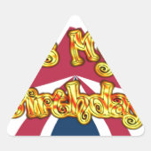 Britse verjaardagscadeaus Art Print Sticker (Voorkant)