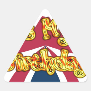 Britse verjaardagscadeaus Art Print Sticker