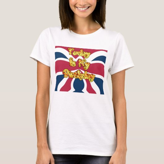 Britse verjaardagscadeaus Art Print T-shirt (Voorkant)