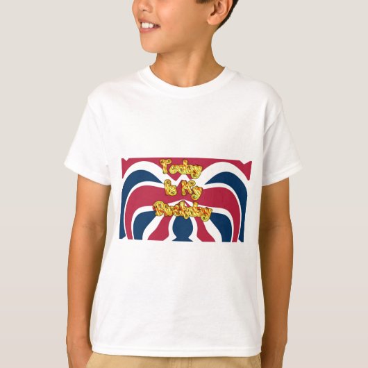 Britse verjaardagscadeaus Art Print T-shirt (Voorkant)