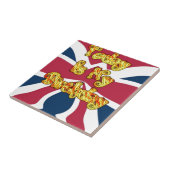 Britse verjaardagscadeaus Art Print Tegeltje (Zijkant)