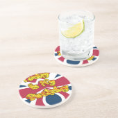 Britse verjaardagscadeaus Art Print Zandsteen Onderzetter (Zijkant)