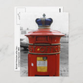 Britse Victoriaans pijlerbox - Liverpool Special 1 Briefkaart (Voorkant / Achterkant)