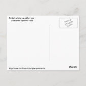 Britse Victoriaans pijlerbox - Liverpool Special 1 Briefkaart (Achterkant)