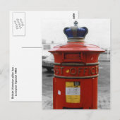 Britse Victoriaans pijlerbox - Liverpool Special 1 Briefkaart (Voorkant / Achterkant)