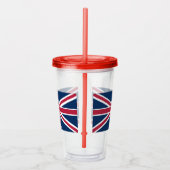 Britse vlag acryl drinkbeker (Rechts)