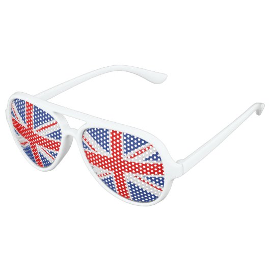 Britse vlag aviator zonnebril (Gekanteld)