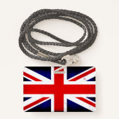 Britse vlag badge (Achterkant met draagriem)