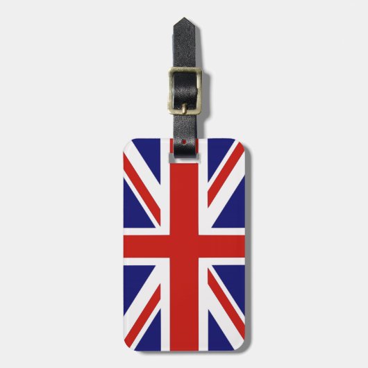 Britse vlag bagagelabel (Voorkant verticaal)