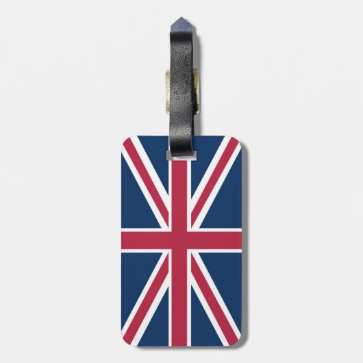 Britse vlag bagagelabel (Achterkant verticaal)