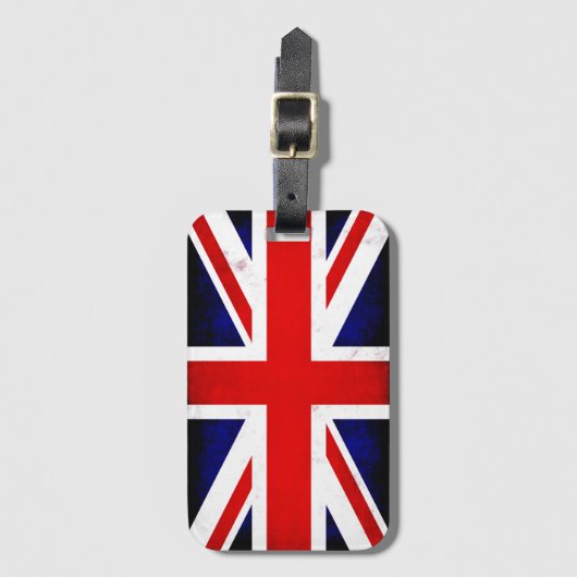 Britse vlag bagagelabel (Voorkant (verticaal))