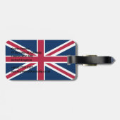 Britse vlag bagagelabel (Achterkant horizontaal)