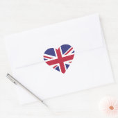 Britse vlag Brexit hartvormige x20 stickers (Envelop)