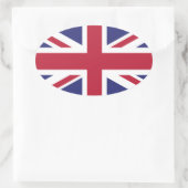 Britse vlag Brexit ovale stickers x20 (Tas)