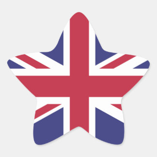 Britse vlag Brexit stervormige x20-stickers Ster Sticker