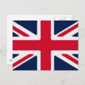 Britse vlag briefkaart (Voorkant / Achterkant)