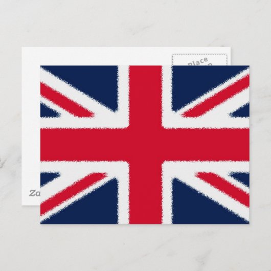 Britse vlag briefkaart (Voorkant / Achterkant)