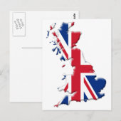 Britse vlag briefkaart (Voorkant / Achterkant)