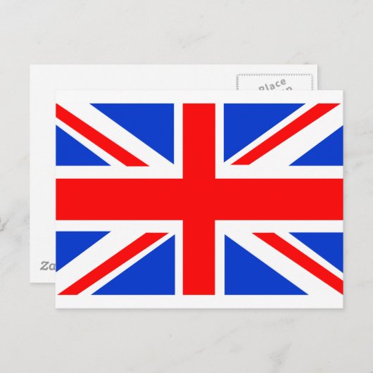 Britse vlag briefkaart (Voorkant / Achterkant)