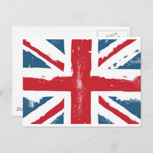Britse vlag briefkaart (Voorkant / Achterkant)