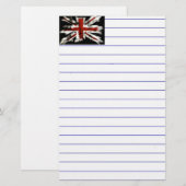 Britse vlag briefpapier (Voorkant / Achterkant)