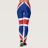 Britse vlag - Britse coole Britse kleuren - leggin Leggings (Achterkant)