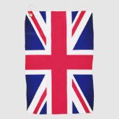 Britse vlag & Britse golfvakantie/sport Golfhanddoek (Voorkant)