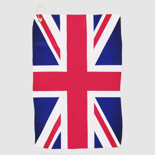 Britse vlag & Britse golfvakantie/sport Golfhanddoek (Voorkant)