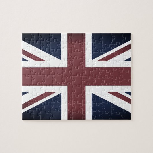  Britse vlag & Britse Union Jacks/sportfans Legpuzzel (Horizontaal)