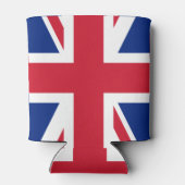 Britse vlag Britse vlag gepersonaliseerd Blikjeskoeler (Achterkant)