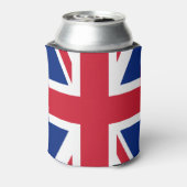 Britse vlag Britse vlag gepersonaliseerd Blikjeskoeler (Blikje Achterkant)