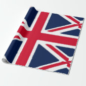 Britse vlag cadeaupapier (Uitgerold)