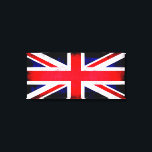 Britse vlag canvas afdruk<br><div class="desc">Het glanscanvas van British Flag Zazzle is gemaakt van een additief-vrij katoenpoly mengsel en heeft een speciale inkt-receptieve laag die het bedrukte oppervlak beschermt tegen kraken wanneer het wordt uitgerekt. Ons direct-droog glanscanvas is gemaakt met een sterk weef ideaal voor fotografie of fijne kunst en produceert prints die gedurende 75...</div>