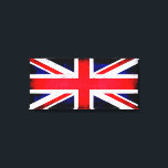 Britse vlag canvas afdruk<br><div class="desc">Het glanscanvas van British Flag Zazzle is gemaakt van een additief-vrij katoenpoly mengsel en heeft een speciale inkt-receptieve laag die het bedrukte oppervlak beschermt tegen kraken wanneer het wordt uitgerekt. Ons direct-droog glanscanvas is gemaakt met een sterk weef ideaal voor fotografie of fijne kunst en produceert prints die gedurende 75...</div>