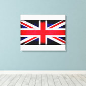 Britse vlag canvas afdruk (Insitu (Houten vloer))