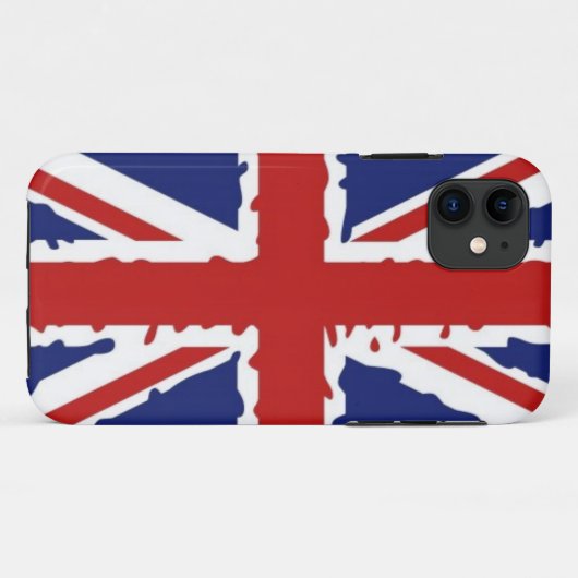 Britse vlag Case-Mate iPhone case (Achterkant (horizontaal))