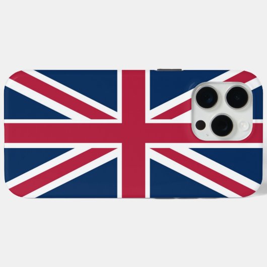 Britse vlag Case-Mate iPhone case (Achterkant (horizontaal))