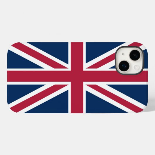 Britse vlag Case-Mate iPhone case (Achterkant (horizontaal))