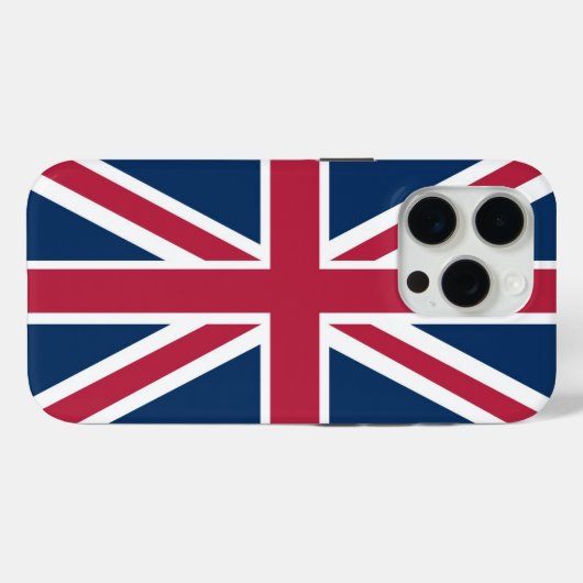 Britse vlag Case-Mate iPhone case (Achterkant (horizontaal))