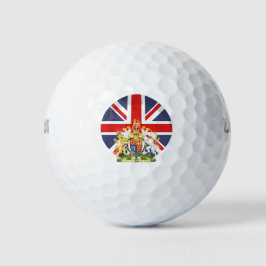 BRITSE vlag en Crest Golf Golfballen